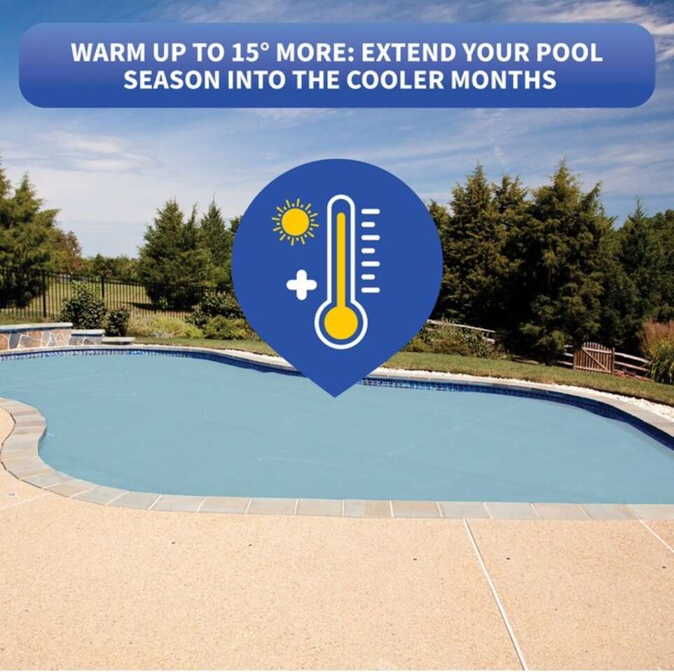 HALF PRICE OF AMAZON! BRAND NEW IN PACKAGING Blue Wave NS525 18' X 36' Clear Solar Swimming Pool Blanket/Cover