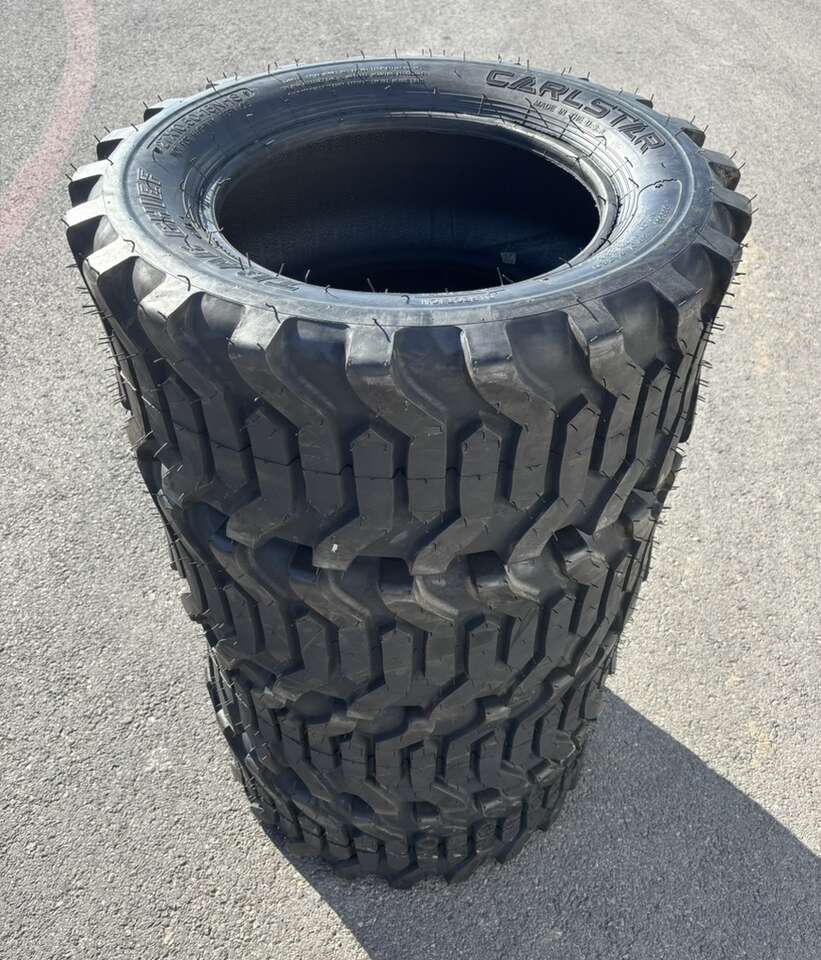$200 LESS THAN AMAZON! BRAND NEW (SET OF 4) CARLSTAR 27X10.5-15 Skid Steer/Equipment Tires