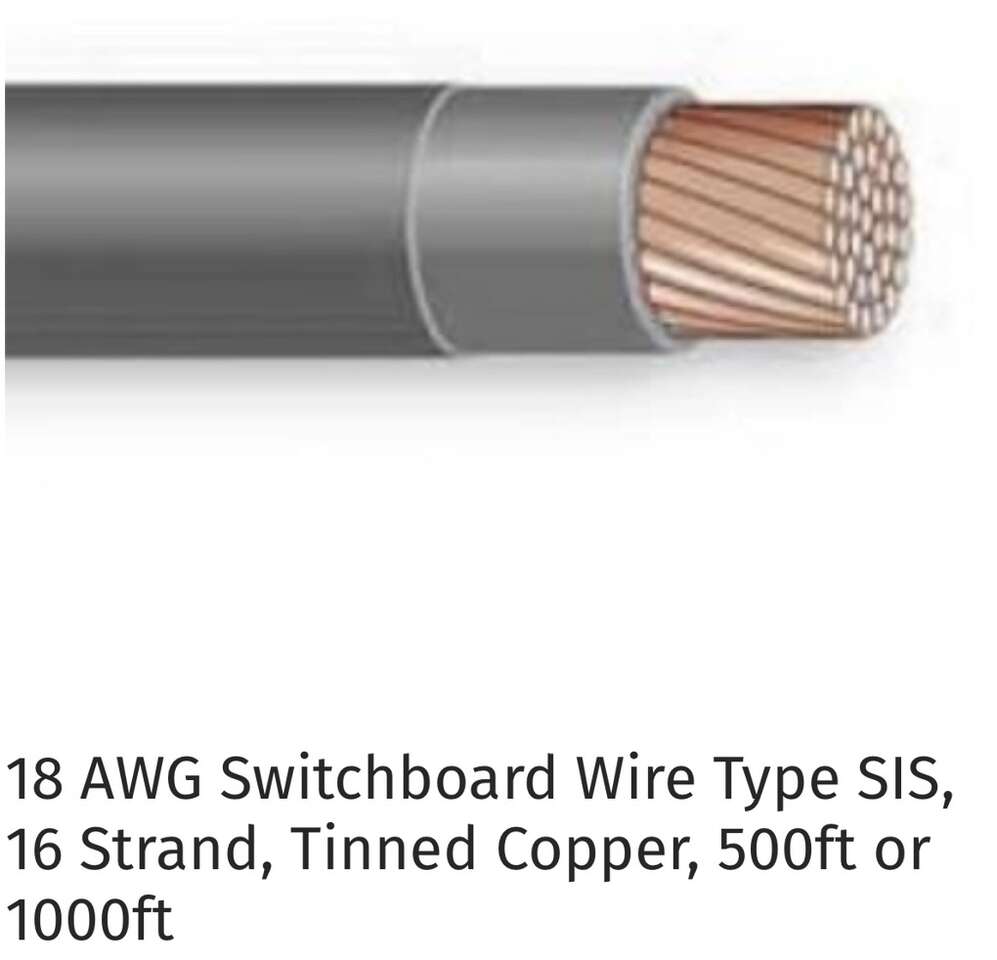 BRAND NEW 1000' Spool Of Southwire 18 AWG Switchboard/Hook-up Wire
