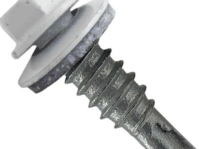 BRAND NEW Box Of 2500 #14X7/8 HWH Stitch/Sheet Metal Screws In White, Gray, Black or Galvanized