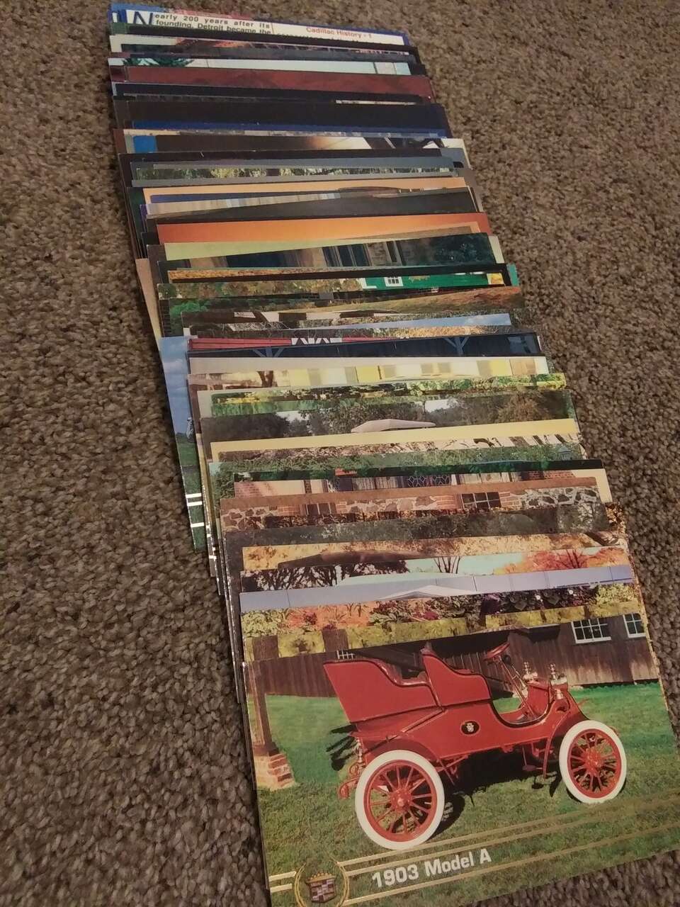 1993 Car and Driver Cadillac Cards