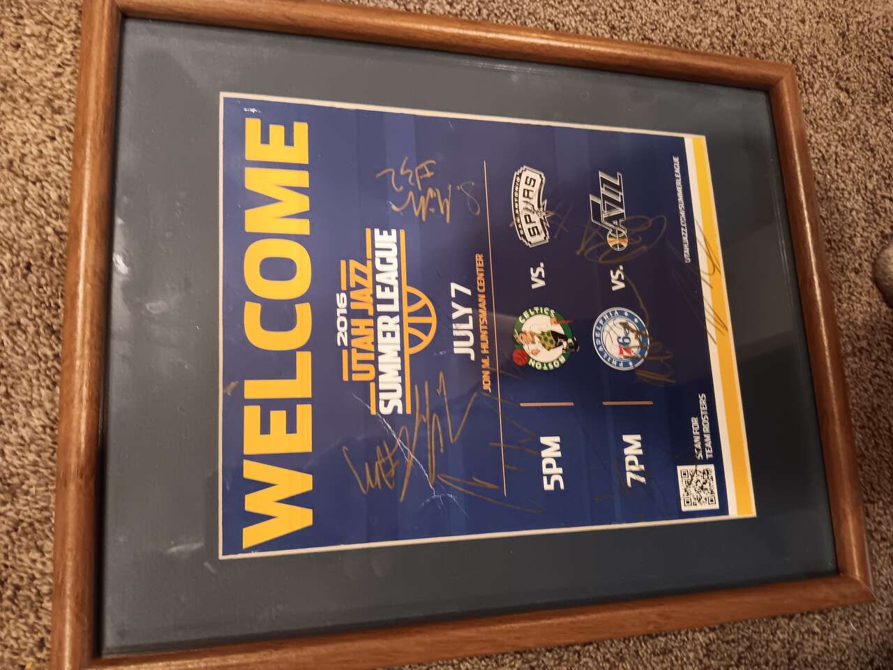 NBA Signatures - 2016 Utah Summer League