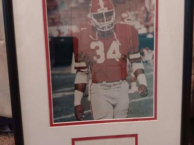 Herschel Walker Picture with Autograph