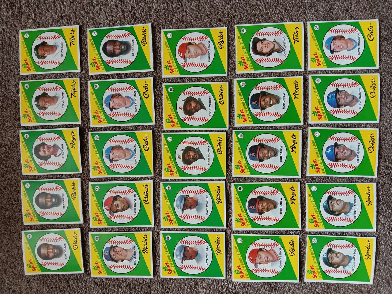 200 Promotional Baseball Cards (80's and 90's)