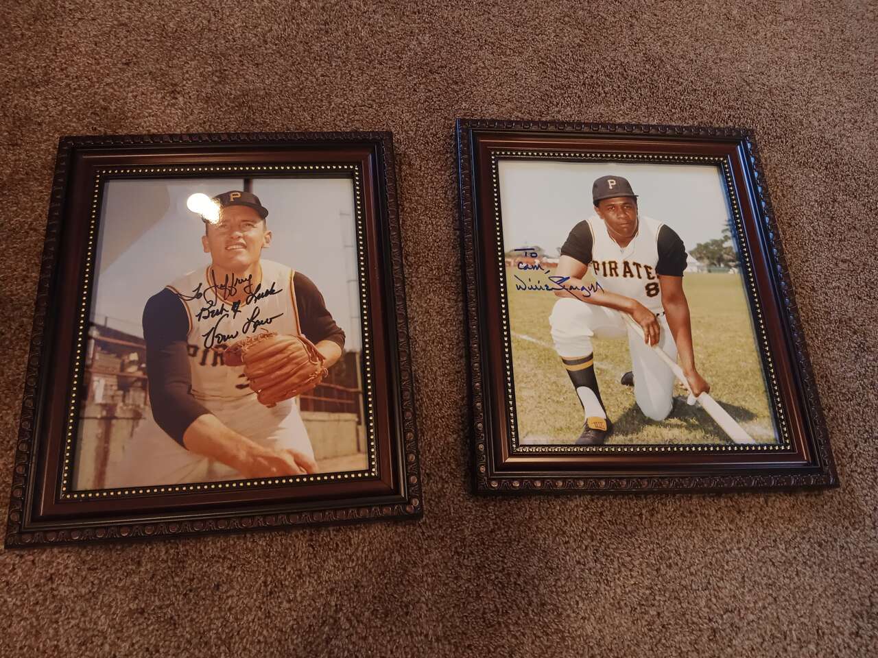 Pirates Autographs (Stargell and Law)