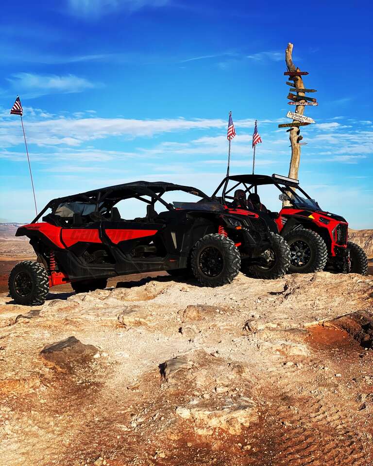 UTV Rentals Saint George ride from our location.