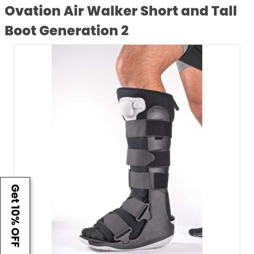 Ovation Pneumatic Tall walking boot