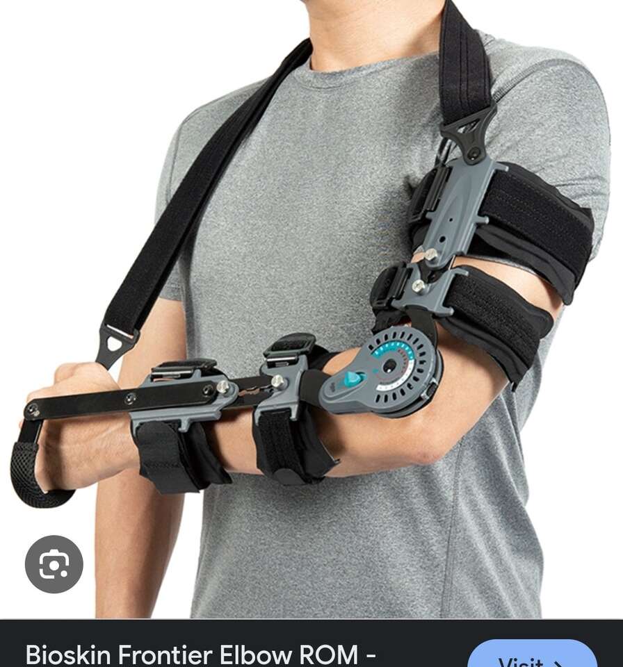 LEFT ELBOW FRONTIER ROM ADJUSTABLE HINGED ELBOW B