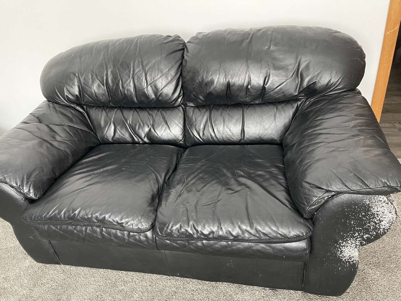 Leather Love Seat FREE