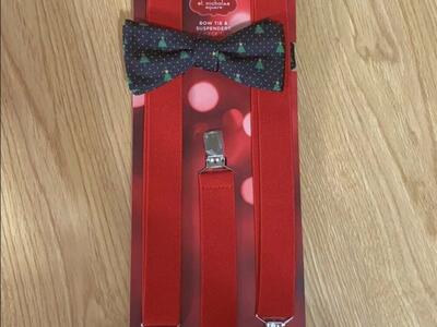 Suspenders- Christmas Print