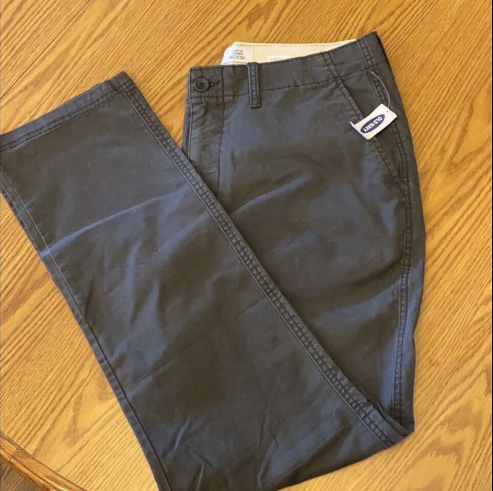 Mens Grey Khakis