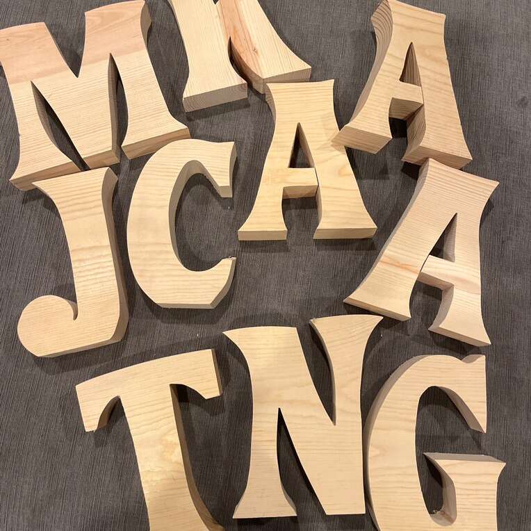 Wood Letters