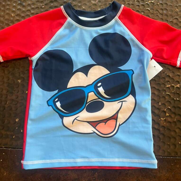 Mickey Mouse rashguard/swim shirt 3T
