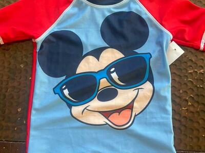 Mickey Mouse rashguard/swim shirt 3T