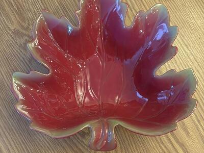 Leaf Glass dish