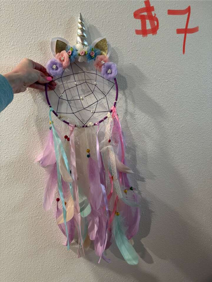 Unicorn Dream Catcher Wall Hanging