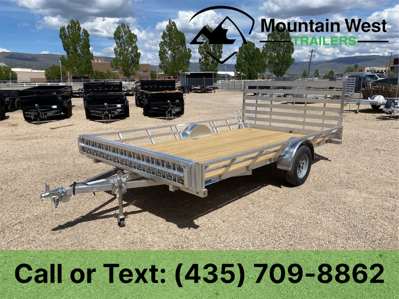 2022 CargoPro 14' All Aluminum Rear and Side Load ATV/UTV Trailer