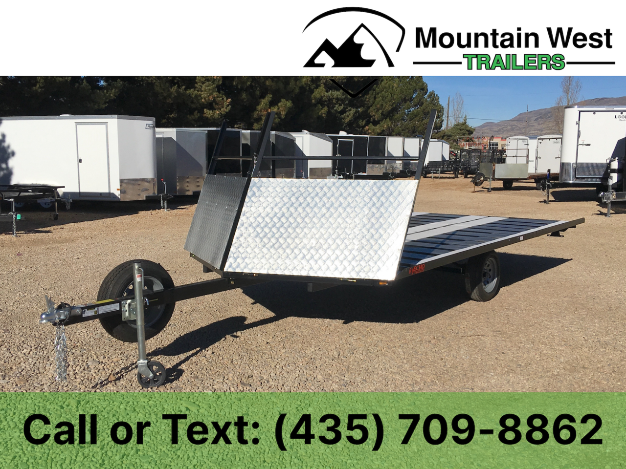 2023 Echo Trailers 15' 3 Place Snowmobile Trailer