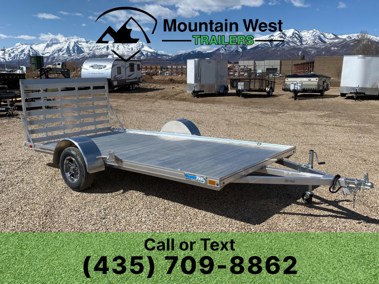 2022 CargoPro Trailers 14' All Aluminum Open UTV Trailer