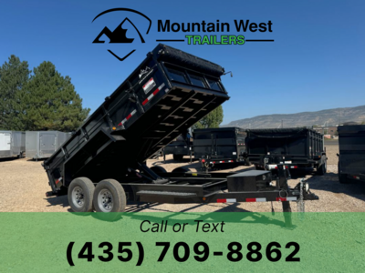 2025 Snake River Trailer 7X14-14K Dump Trailer with 26" Side Walls