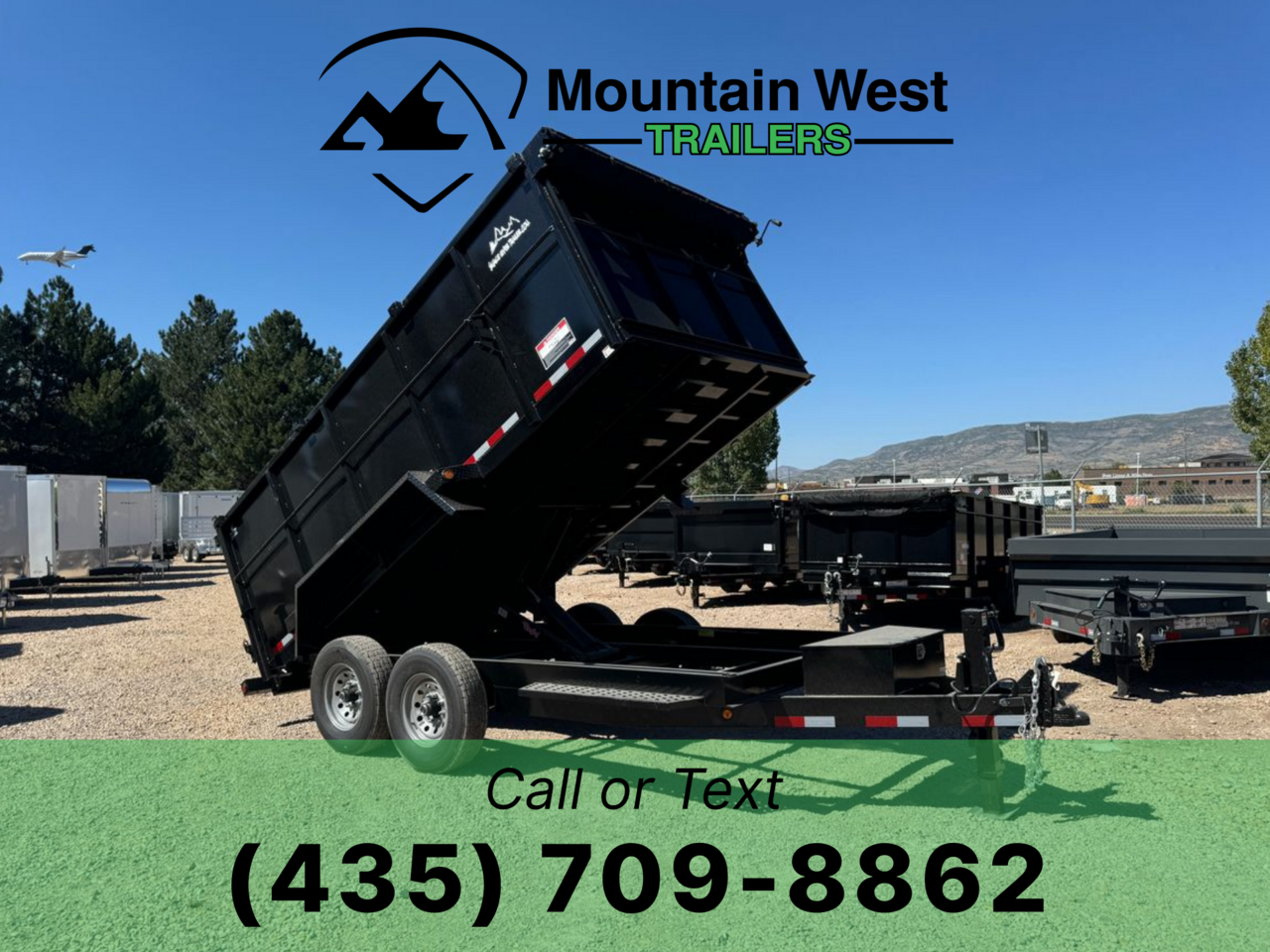 2025 Snake River 7X14-14K Dump Trailer 48" Sides