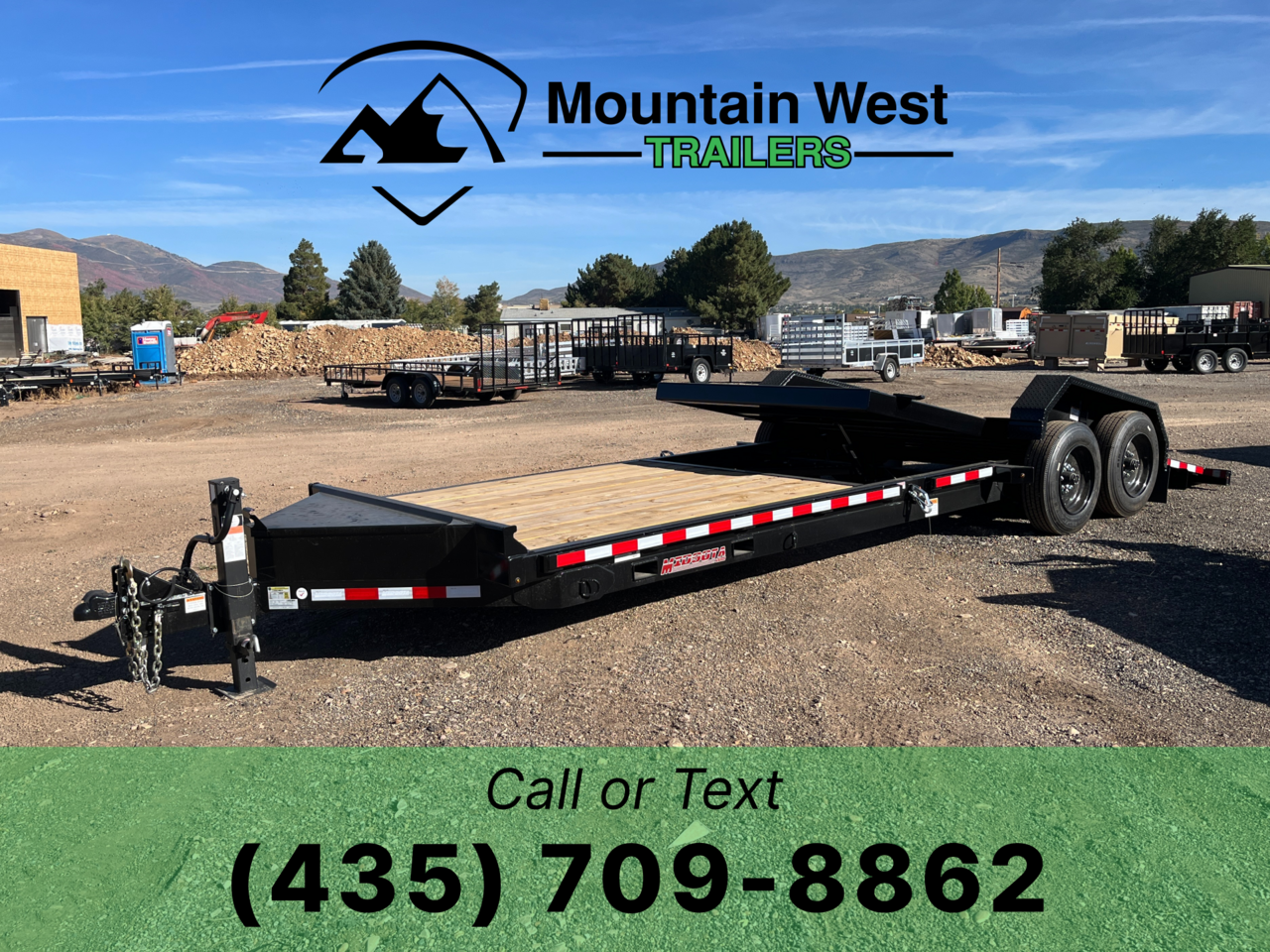 2025 Midsota 7X24-17.6K Split Deck Tilt Trailer