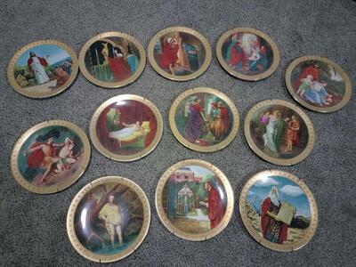 10 commandments plate Mary Mayo