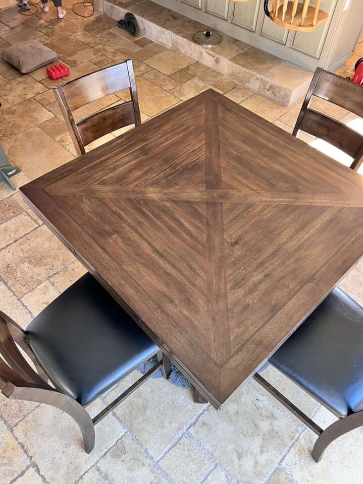 6 Chair Counter Height Dining Table T… Furniture