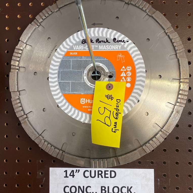 14” Block, Brick, and Concrete Husqvarna blade