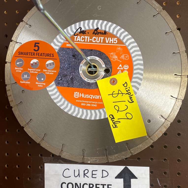 14” Brick and Concrete Husqvarna blade