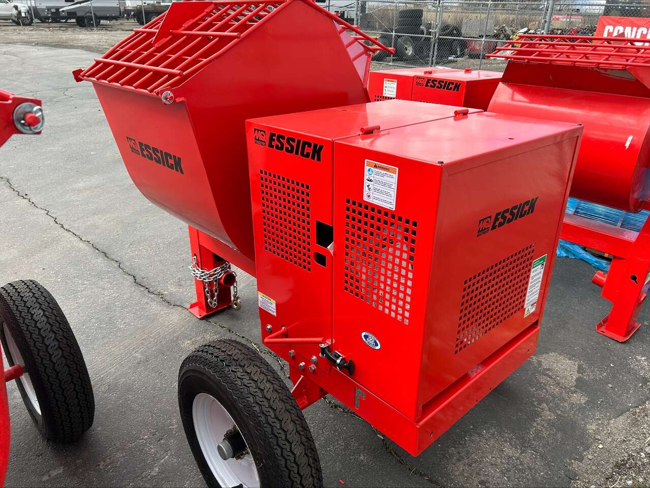 New Multiquip 9 cubic foot mortar mixer, Honda GX-240