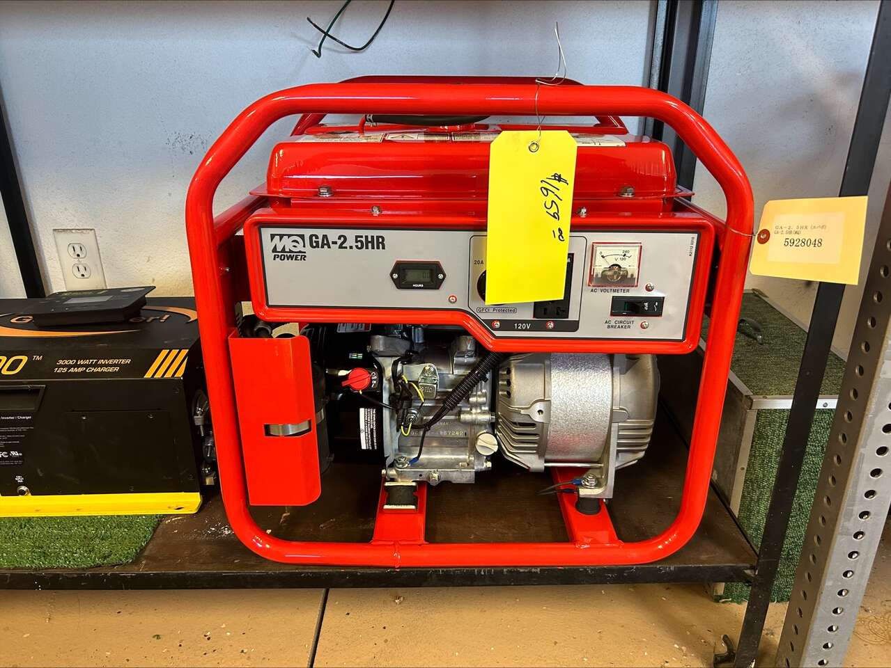 Multiquip generator with 2 year warranty 2500 watts!