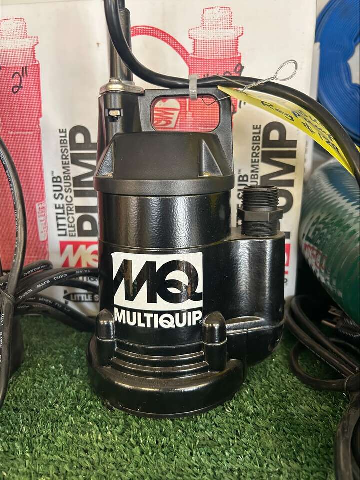 Multiquip submersible water pump that can hook to garden hose!