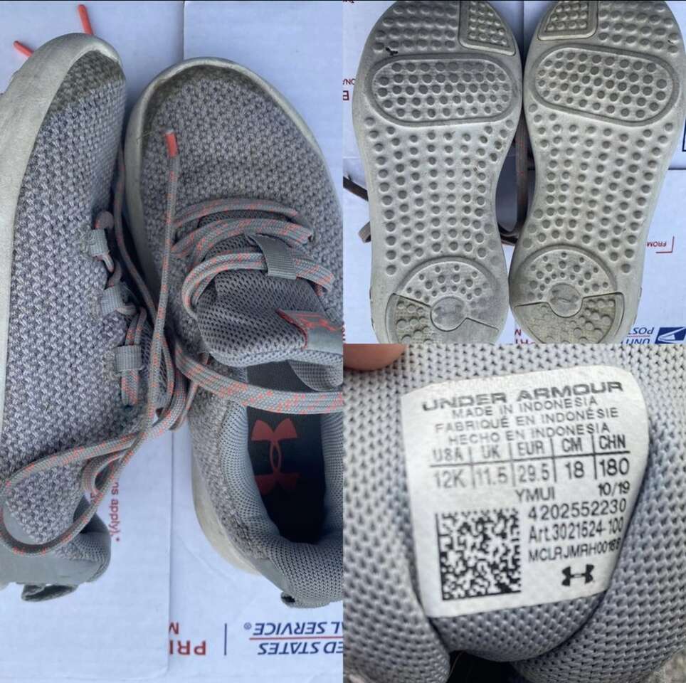 Size 12 Under Armour Tennis Shoes