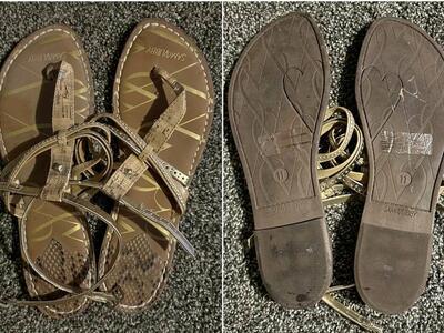 Gold Sandals Women’s Size 11