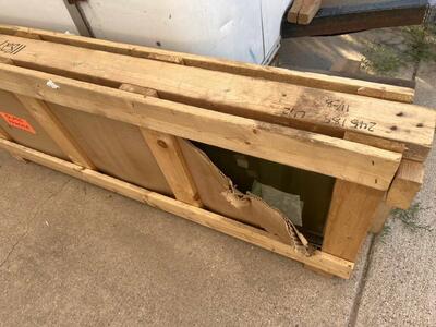 Glass Pieces 14 Inches X 53 Inches