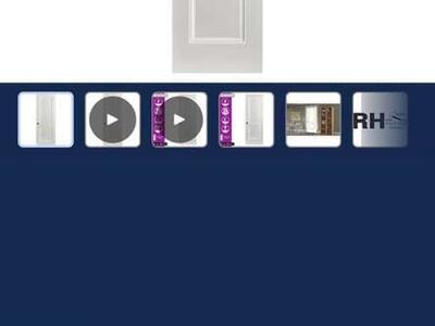 24x80 2 Panel Rounded Top Door Right Hand