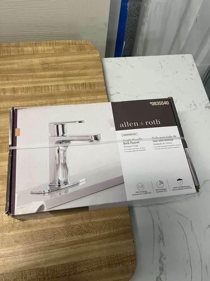 Allen & Roth One Hole Bathroom Faucet