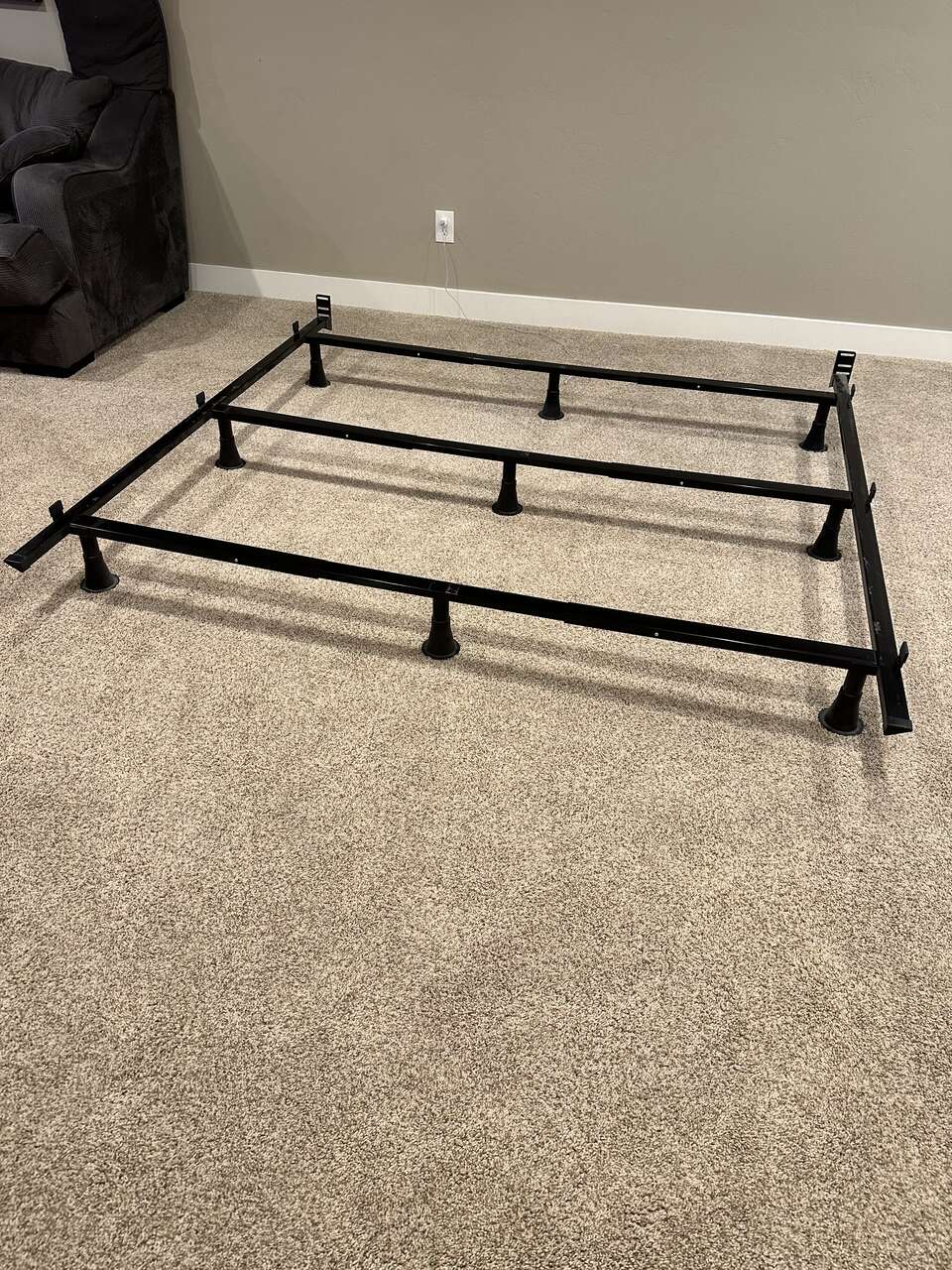 King Size Bed Frame and Box Springs Furniture