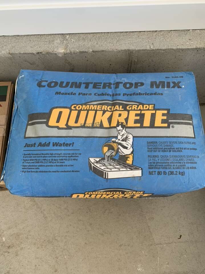 3 Concrete Counter Top Mix