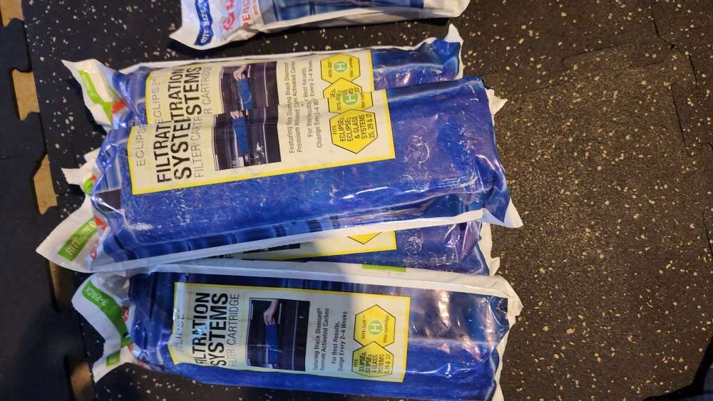 aquariim filters. 5.00 each