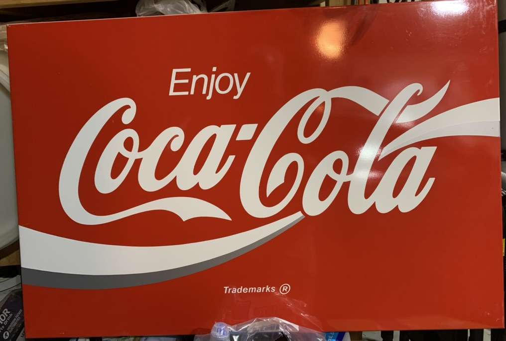 Coca Cola Metal Sign