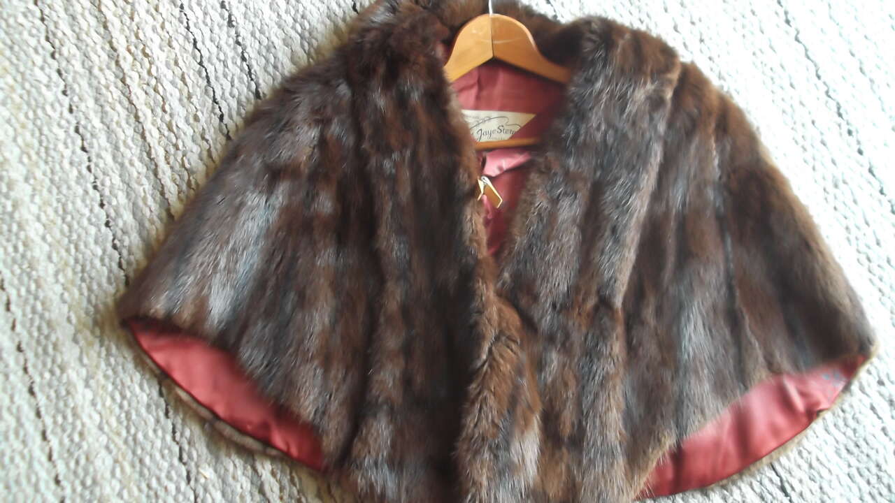 Genuine Mink Shoulder Cape