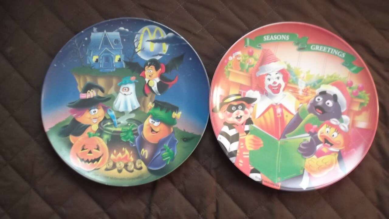 McDonald Plates  vintage 1995
