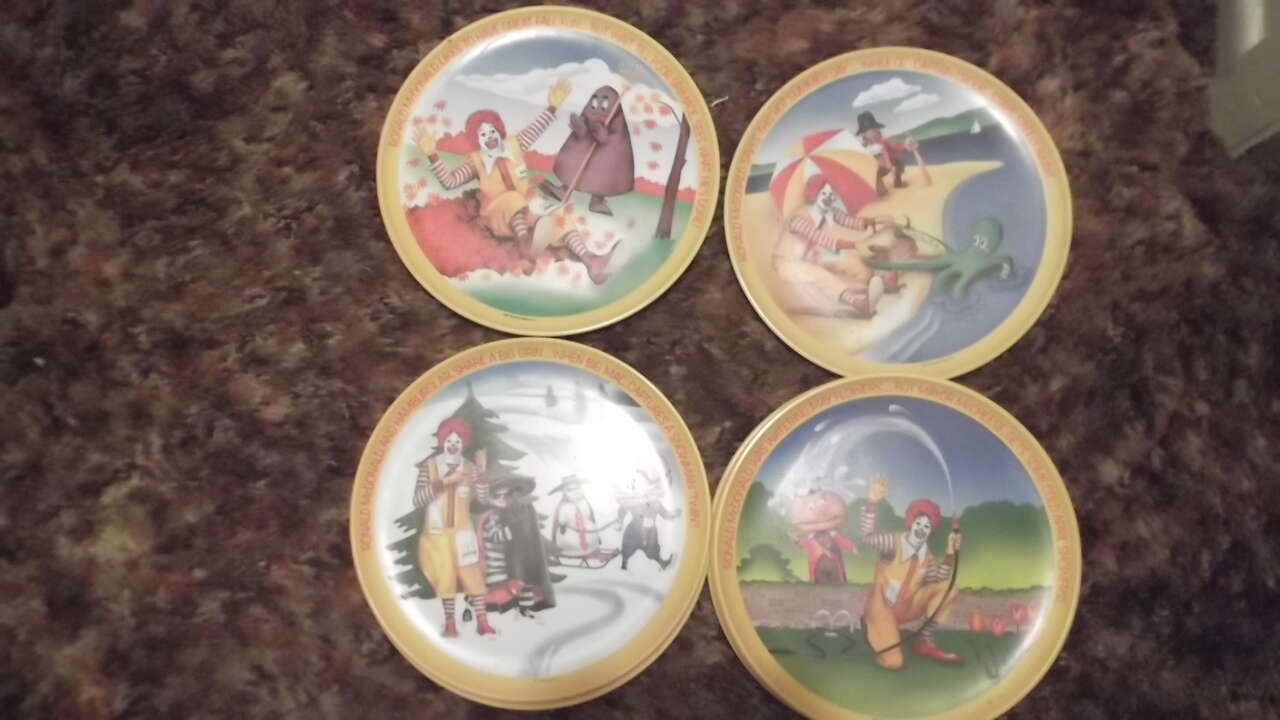 McDonald Plates   1977