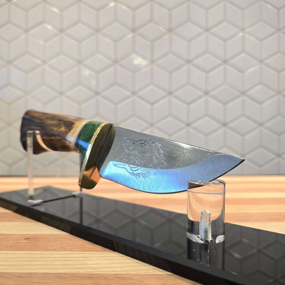 1095 High Carbon Knife Steel With Case