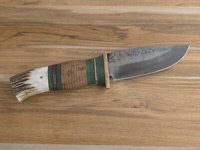 El Matador's Hunter knife with case and full tang