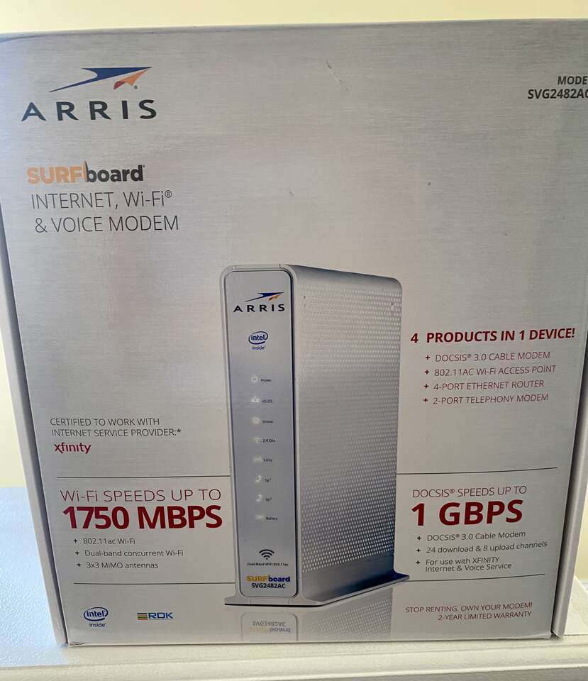 ARRIS INTERNET, WIFI & VOICE MODEM