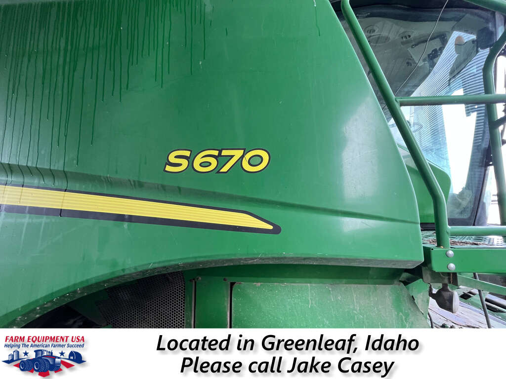 2014 John Deere S670S Combine (4007)
