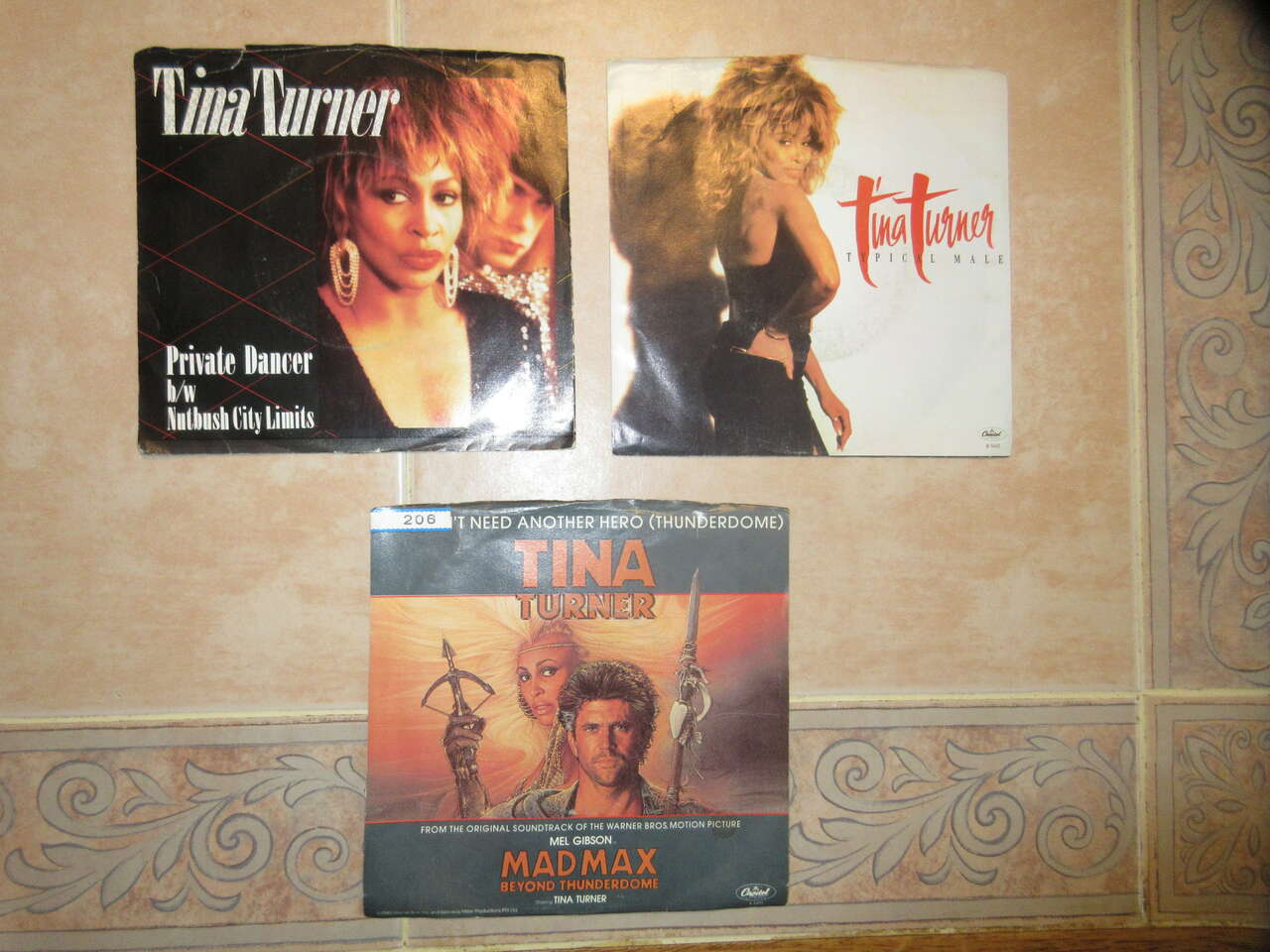 TINA TURNER Vinyl Records Single 45 rpm CAN SHIP (Lot of 3)